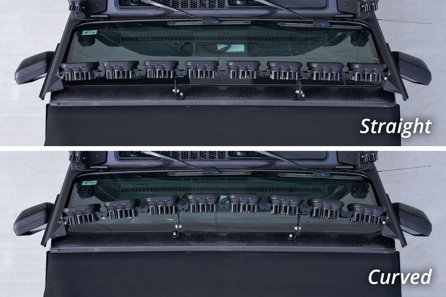 Stage Series Windshield Bracket Kit for 2018+ Jeep Wrangler JL - Image 5