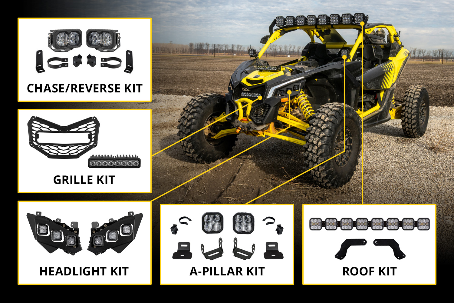 Can Am 2017 Maverick Shock Mount Bracket Kit - Image 9