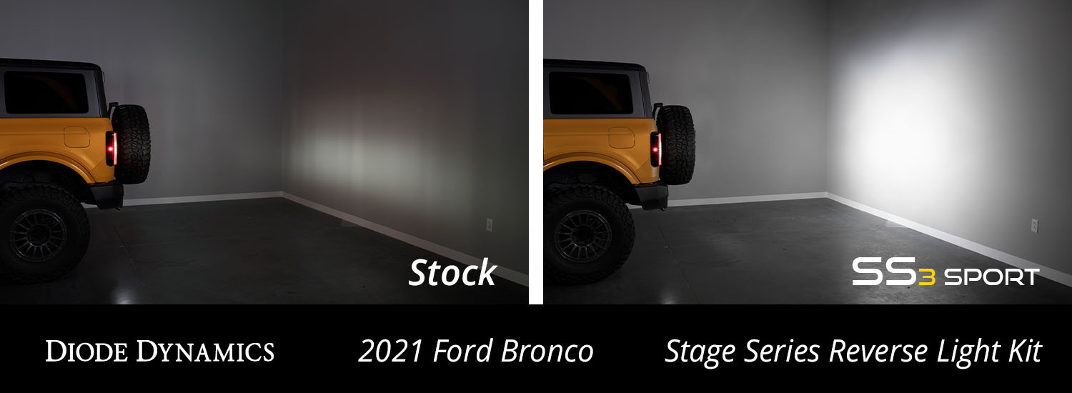 Stage Series Reverse Light Kit Brackets for 2021-2025 Ford Bronco - Image 7