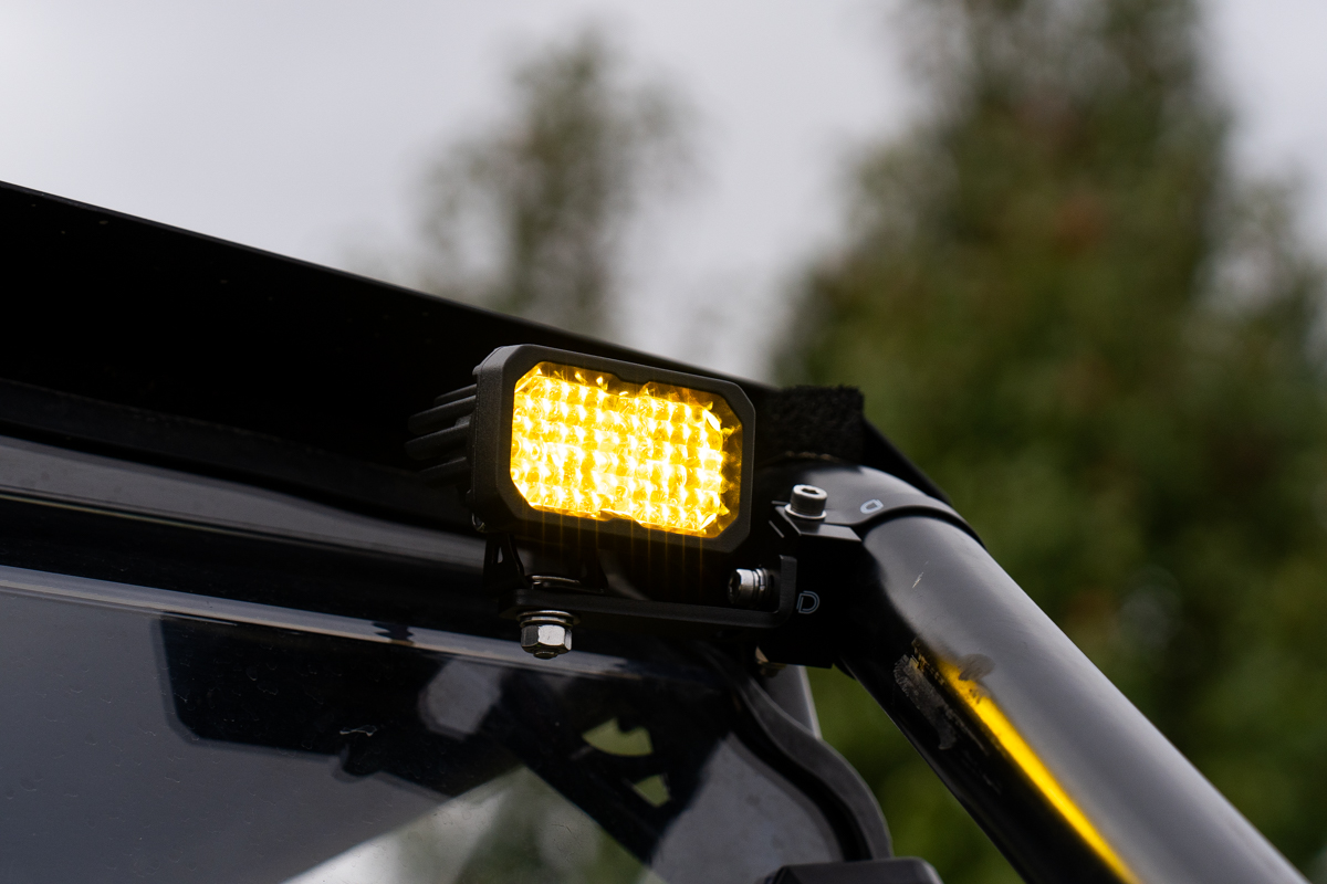 Stage Series 2 Inch Roll Bar Chase Light Kit  C2 2.0 Pro Yellow (pair) - Image 4