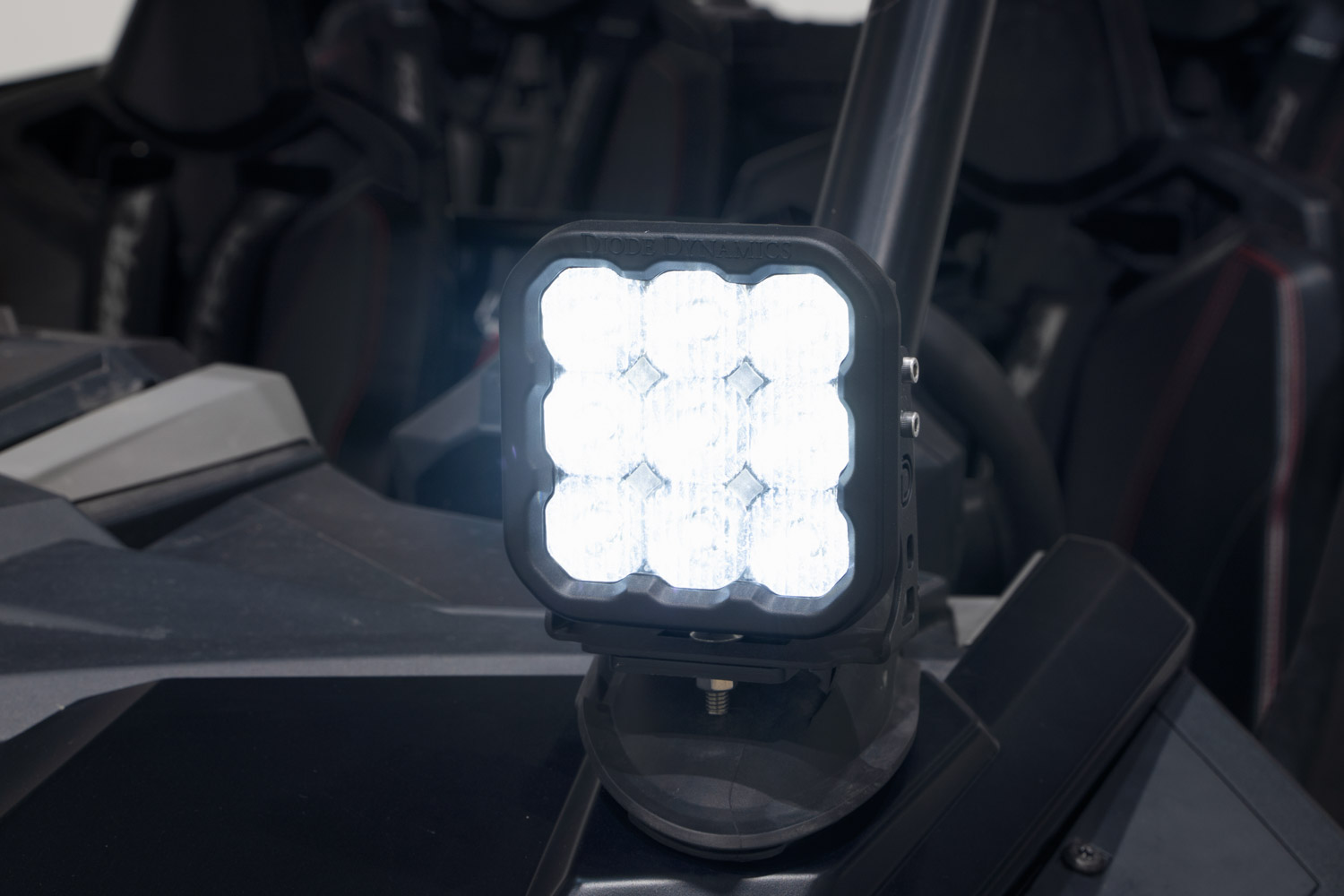 Polaris RZR A-Pillar LED Pod Kit  SS5 Pro Yellow Combo - Image 3