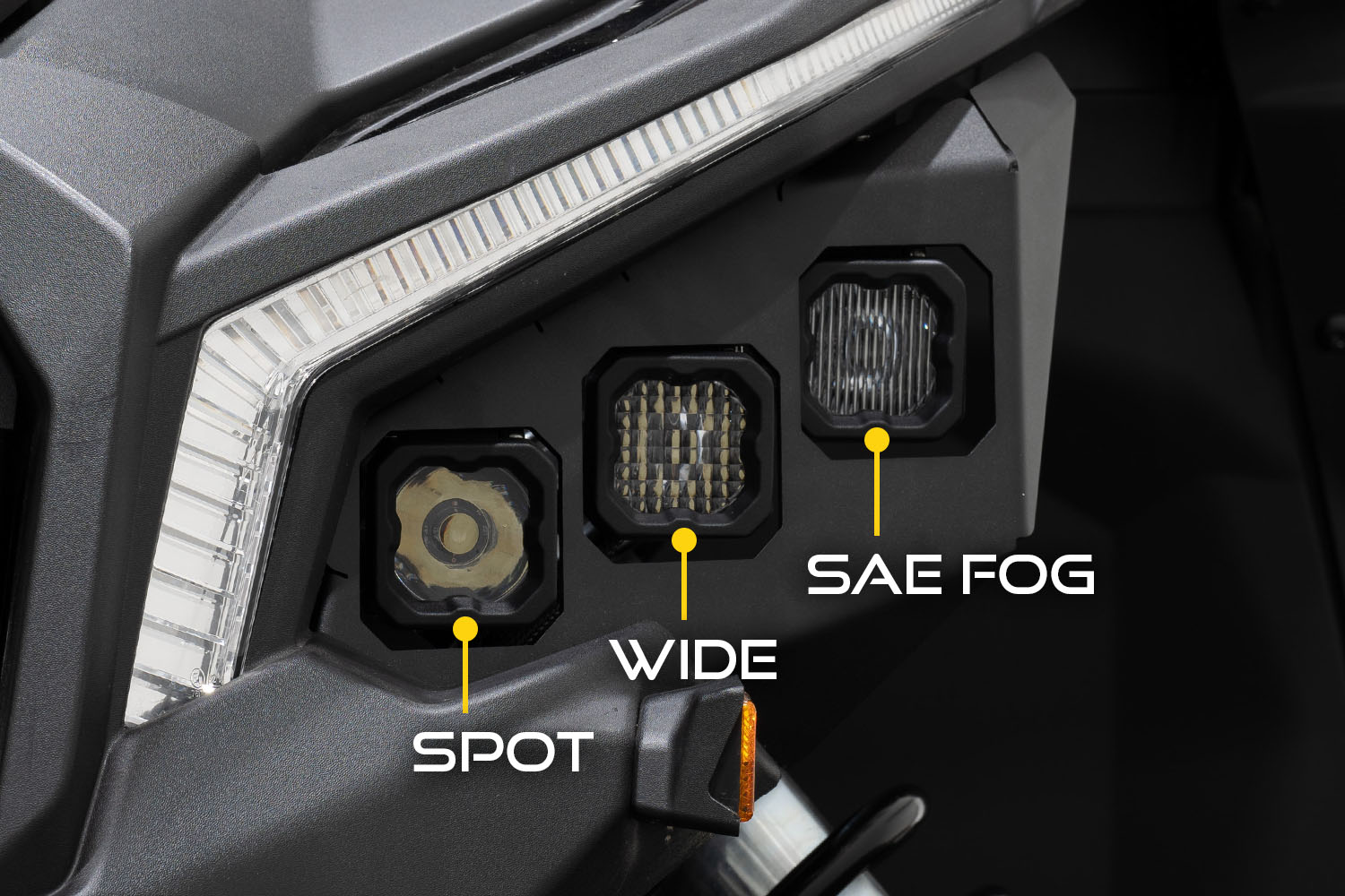 Can-Am Maverick X3 C1 Headlamp Kit  Pro White ABL (pair) - Image 5