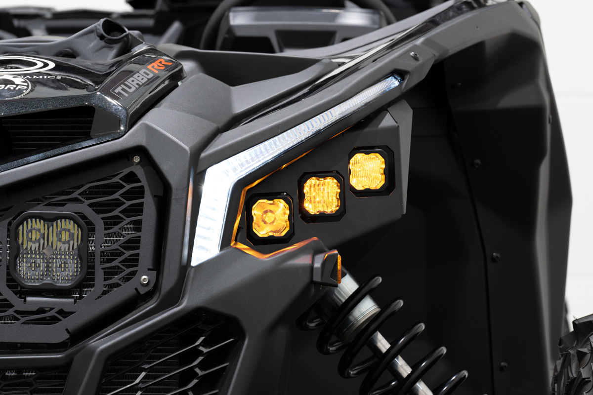 Can-Am Maverick X3 C1 Headlamp Kit  Pro White ABL (pair) - Image 3