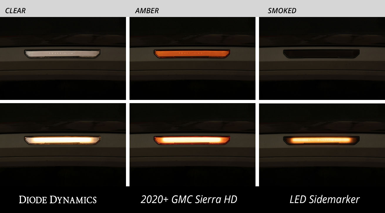 LED Sequential Sidemarkers for 2024 GMC Sierra/Canyon  Clear (set) - Image 7