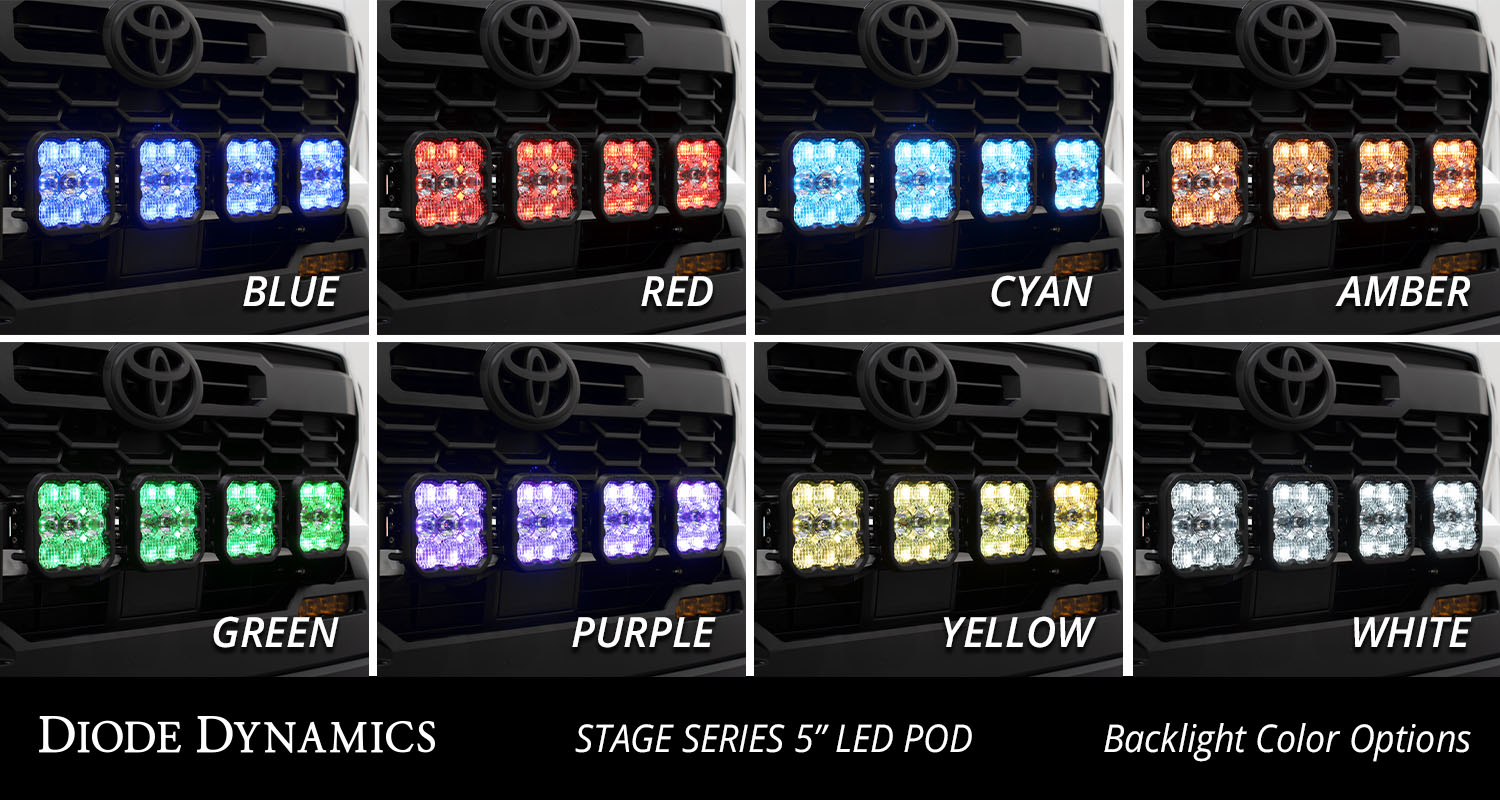 SS5 Grille CrossLink Lightbar Kit for 2024+ Toyota Tacoma  Pro White Combo - Image 6