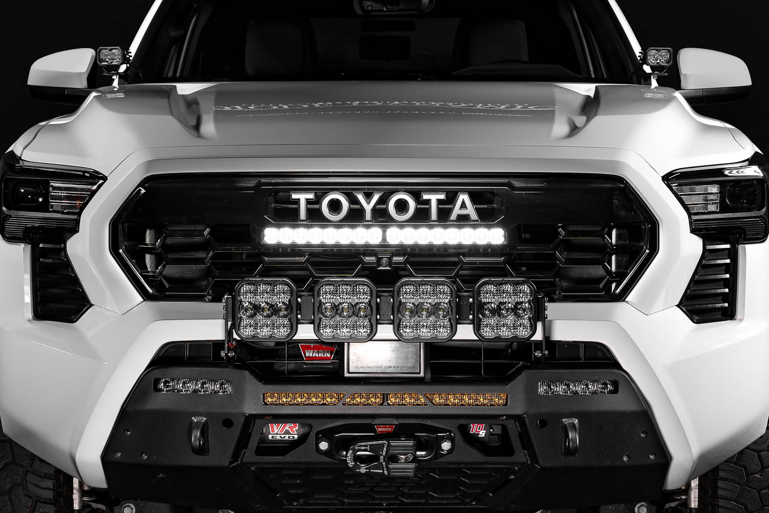 Tacoma 2024 TRD Grille Lightbar SS20 Pro Yellow Driving - Image 3