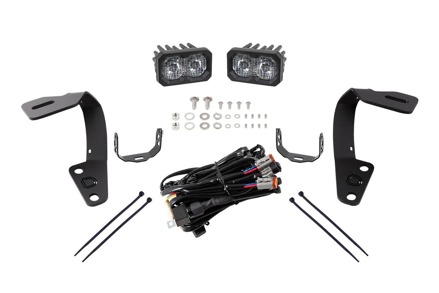 C2 2.0 LED Ditch Light Kit for 2010-2024 Toyota 4Runner Pro White Combo/Driving - Image 2