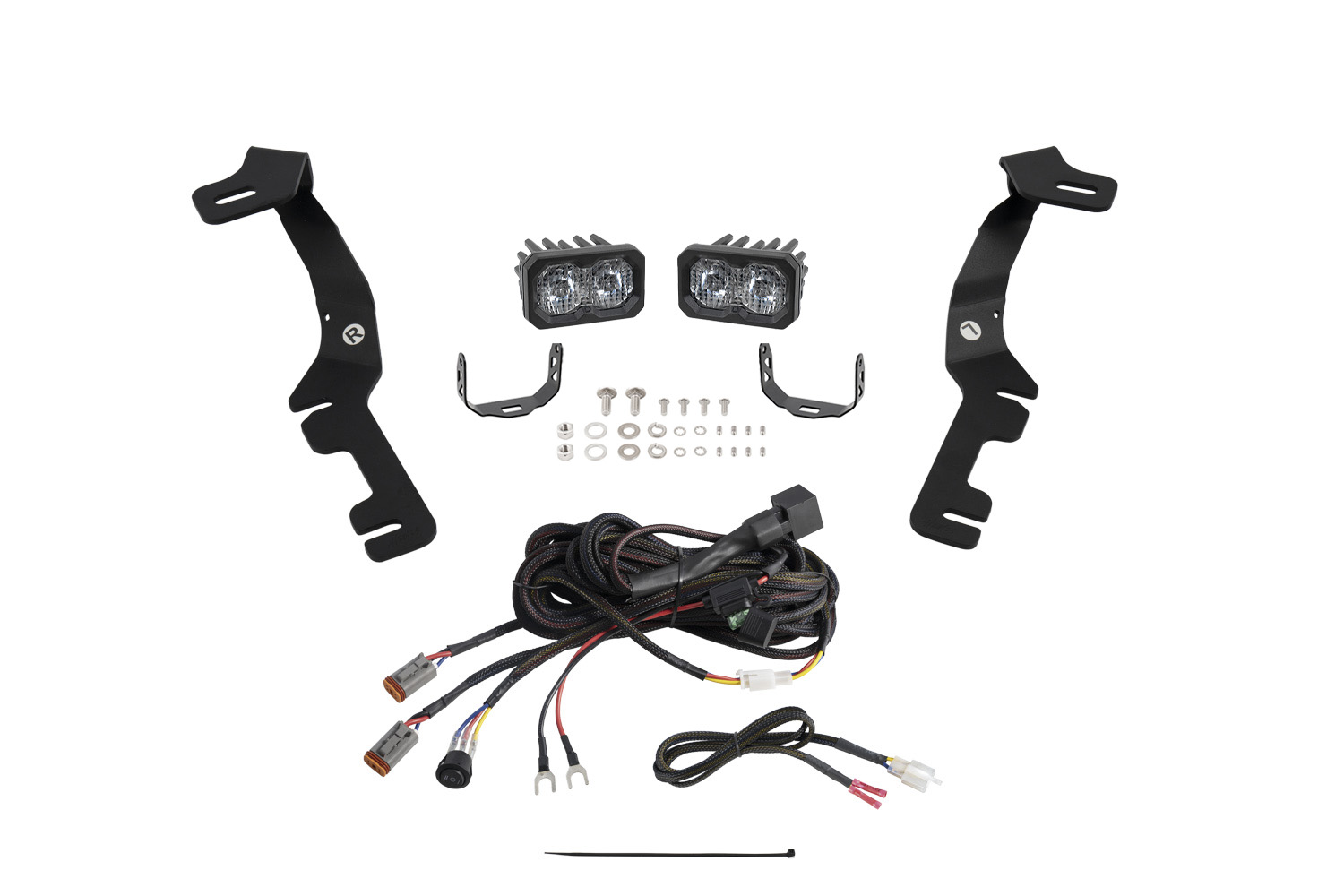 Stage Series Ditch Light Kit for 2019-2024 Ram C2 2.0 Pro White Combo/Driving - Image 2