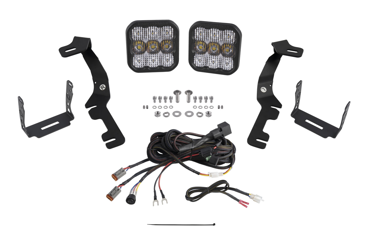 Stage Series Ditch Light Kit for 2019-2024 Ram  SS5 Sport White Combo - Image 2