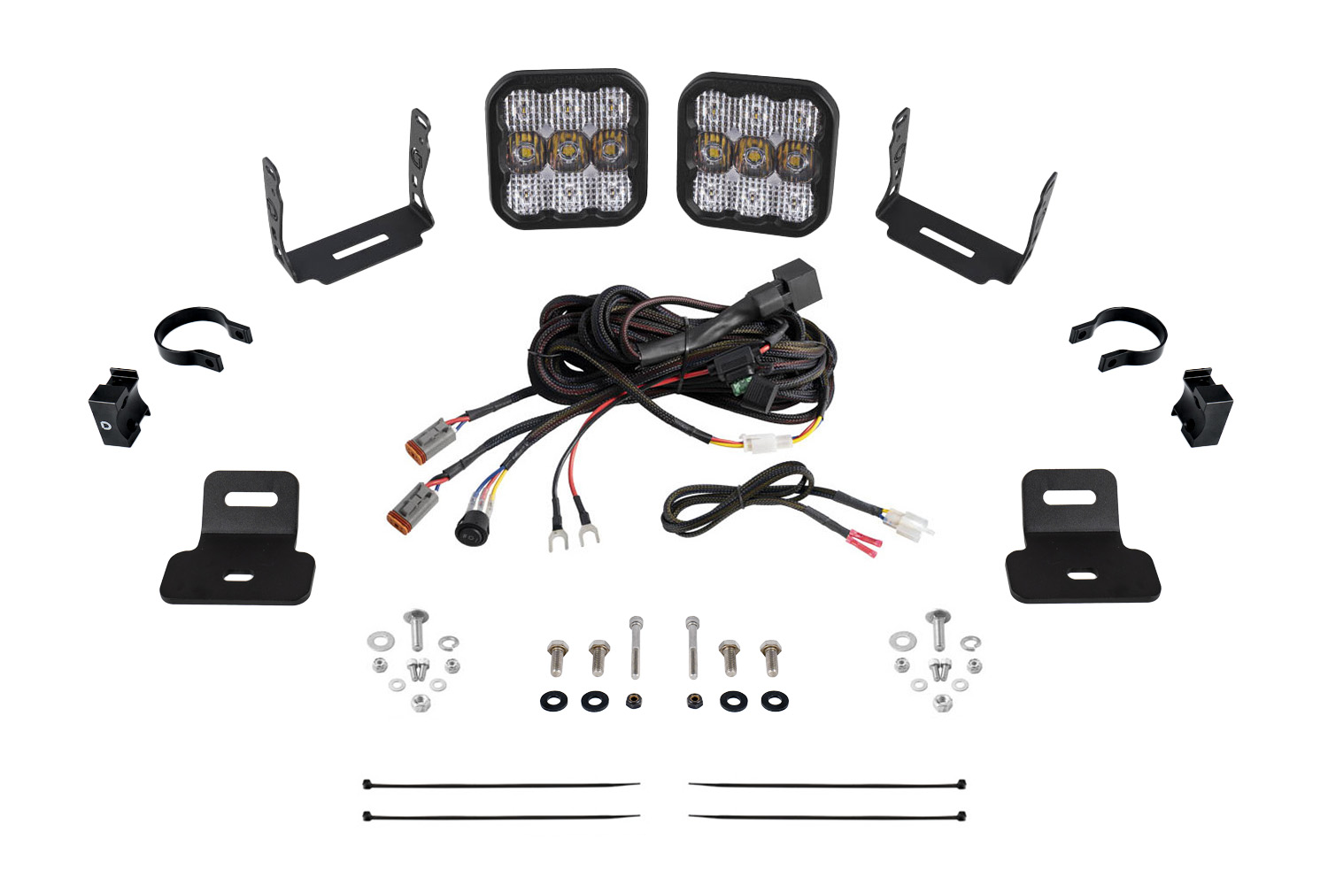 Stage Series Ditch Light Kit for 2017-2025 Can-Am Maverick X3  SS5 Pro White Combo - Image 2