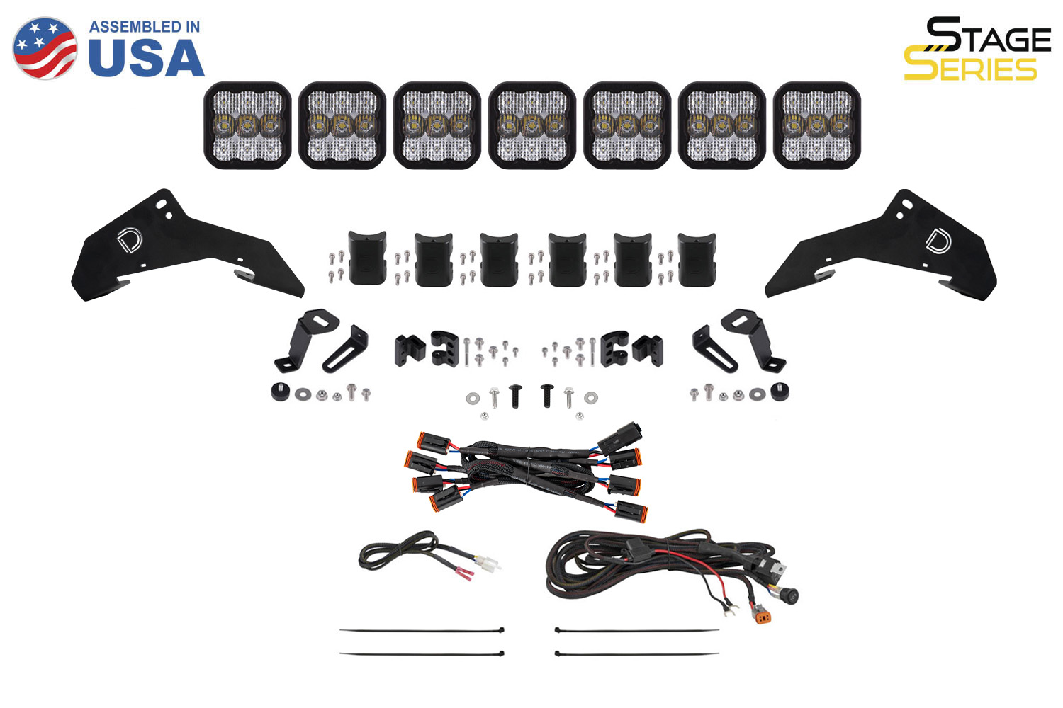 2019-2024 Honda Talon SS5 Sport CrossLink Roof White Combo Lightbar Kit - Image 7