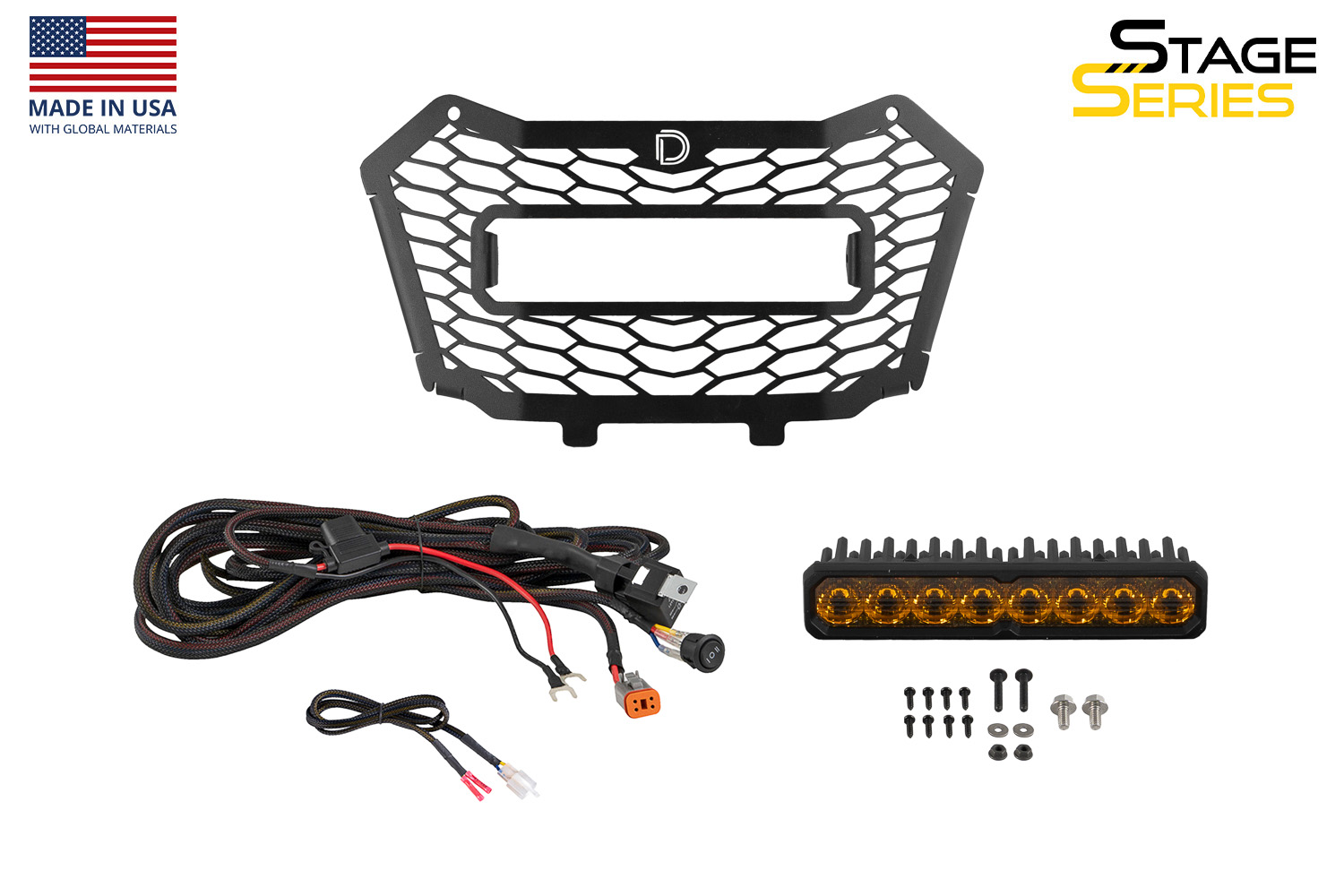 Honda Talon 2019 SS10 Grille Bracket Kit - Image 8