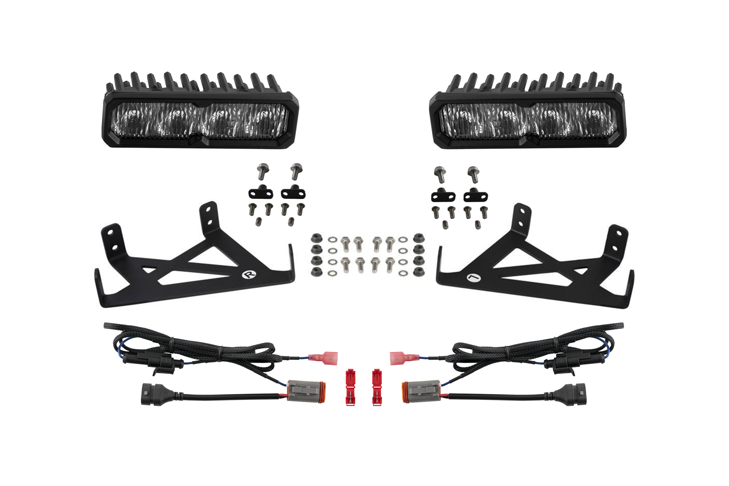 F250 2021 Fog SS6 Max LED Kit White - Image 2