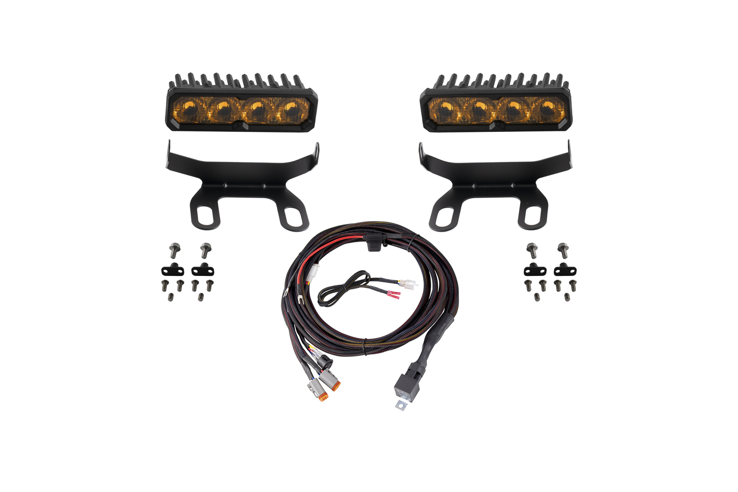Ram 2013 Standard SS6 Pro LED Kit Yellow Driving - Image 2