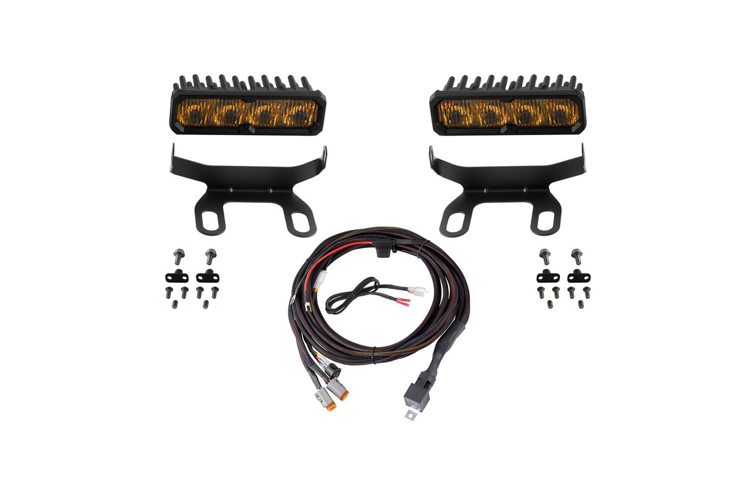 Ram 2013 Standard SS6 Max LED Kit Yellow Fog - Image 2
