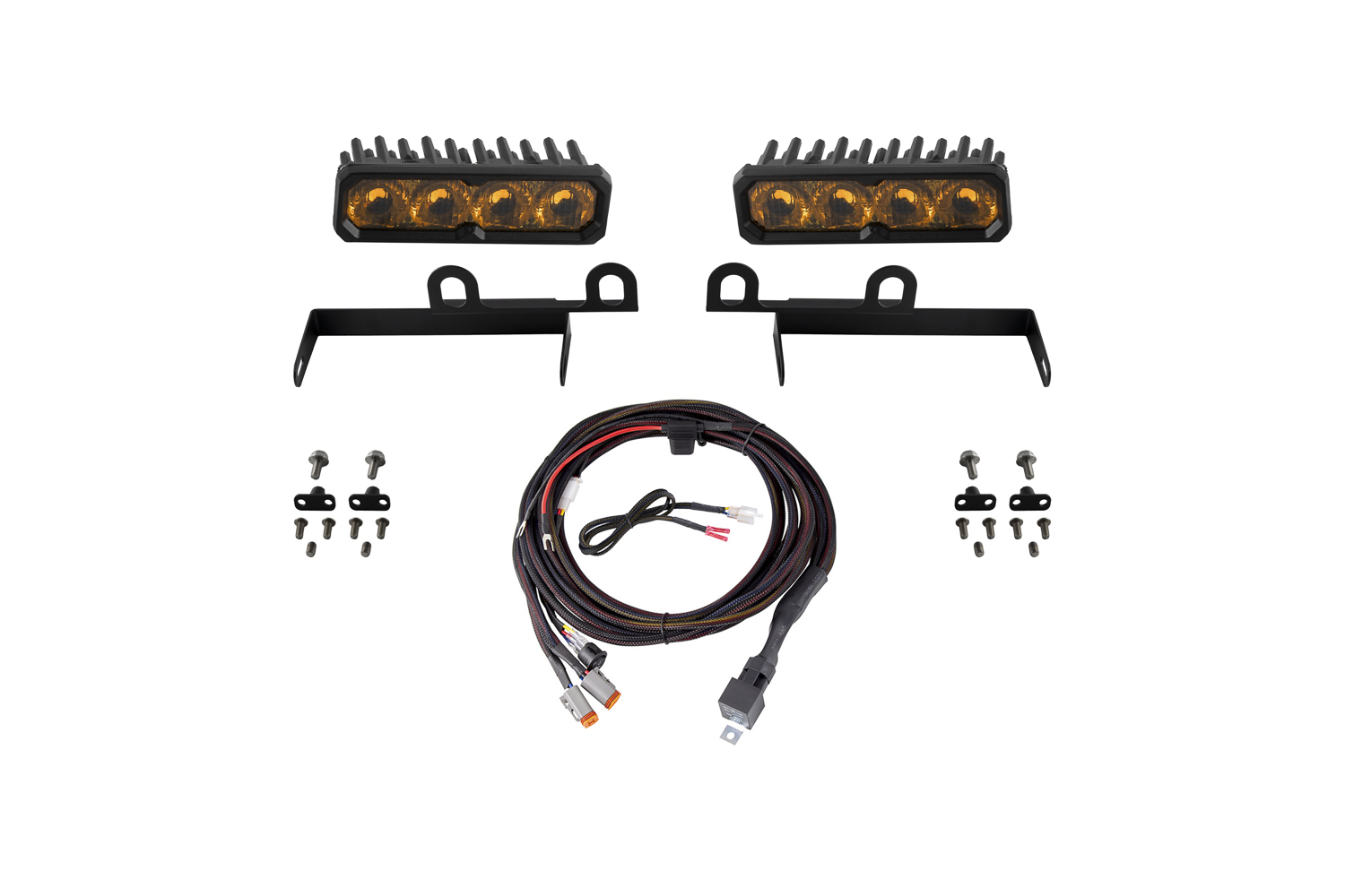 Ram 2013 SportExpress SS6 Sport LED Kit Yellow Driving - Image 2