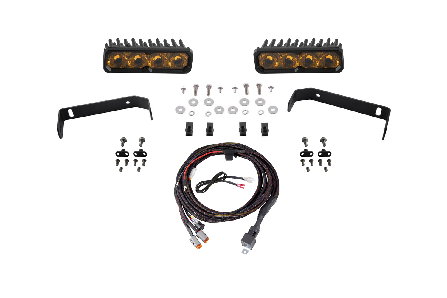 Ranger 2019 SS6 Pro LED Kit Yellow Driving - Image 2