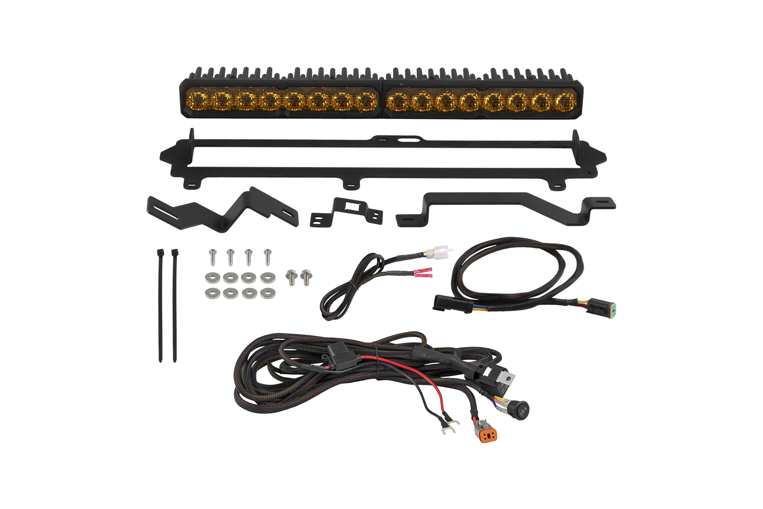 Tundra 2022 Pro Grille SS20 Pro LED Kit Yellow Combo - Image 2