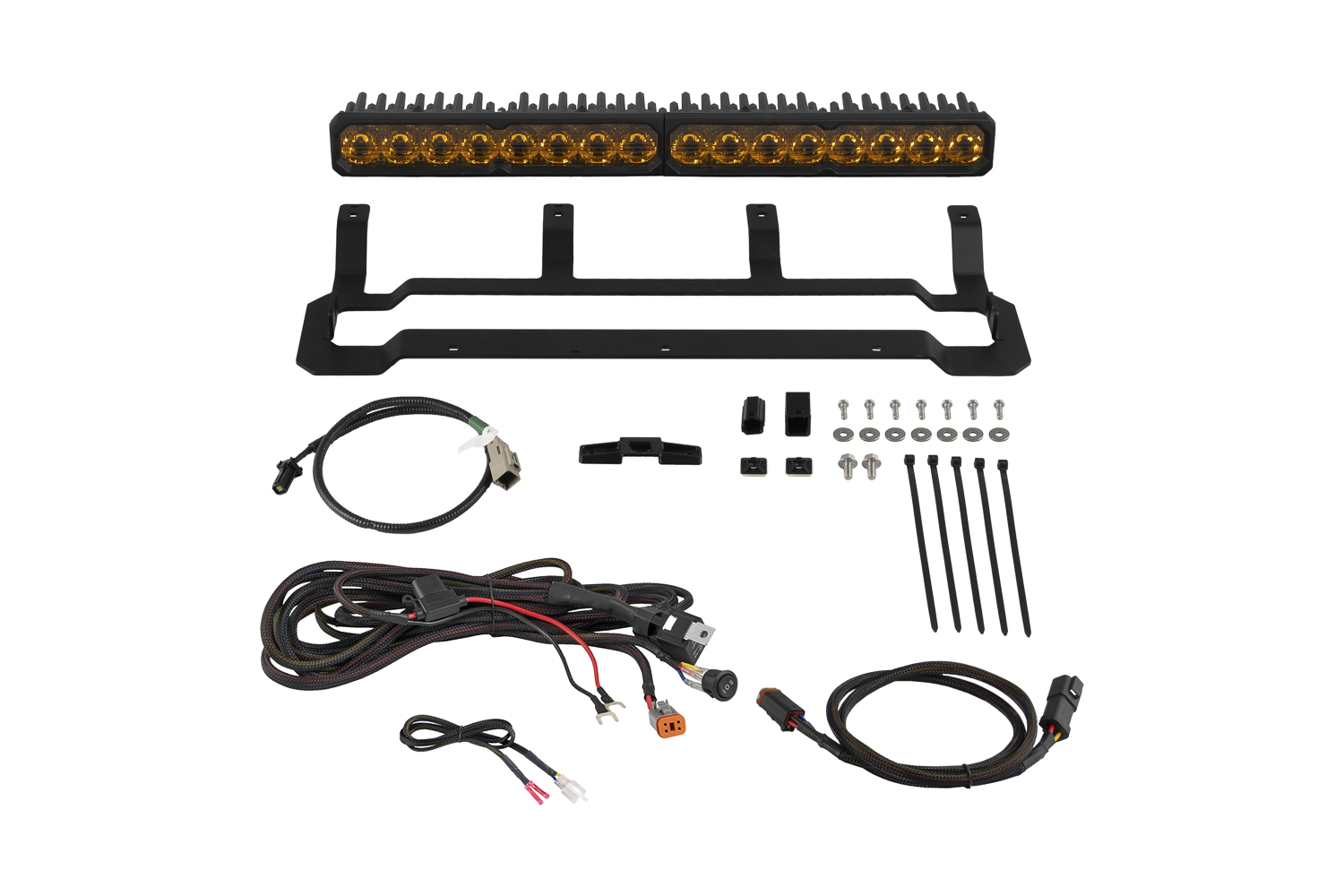 4Runner 2025 TRD Pro Grille SS20 Sport Yellow Driving - Image 2