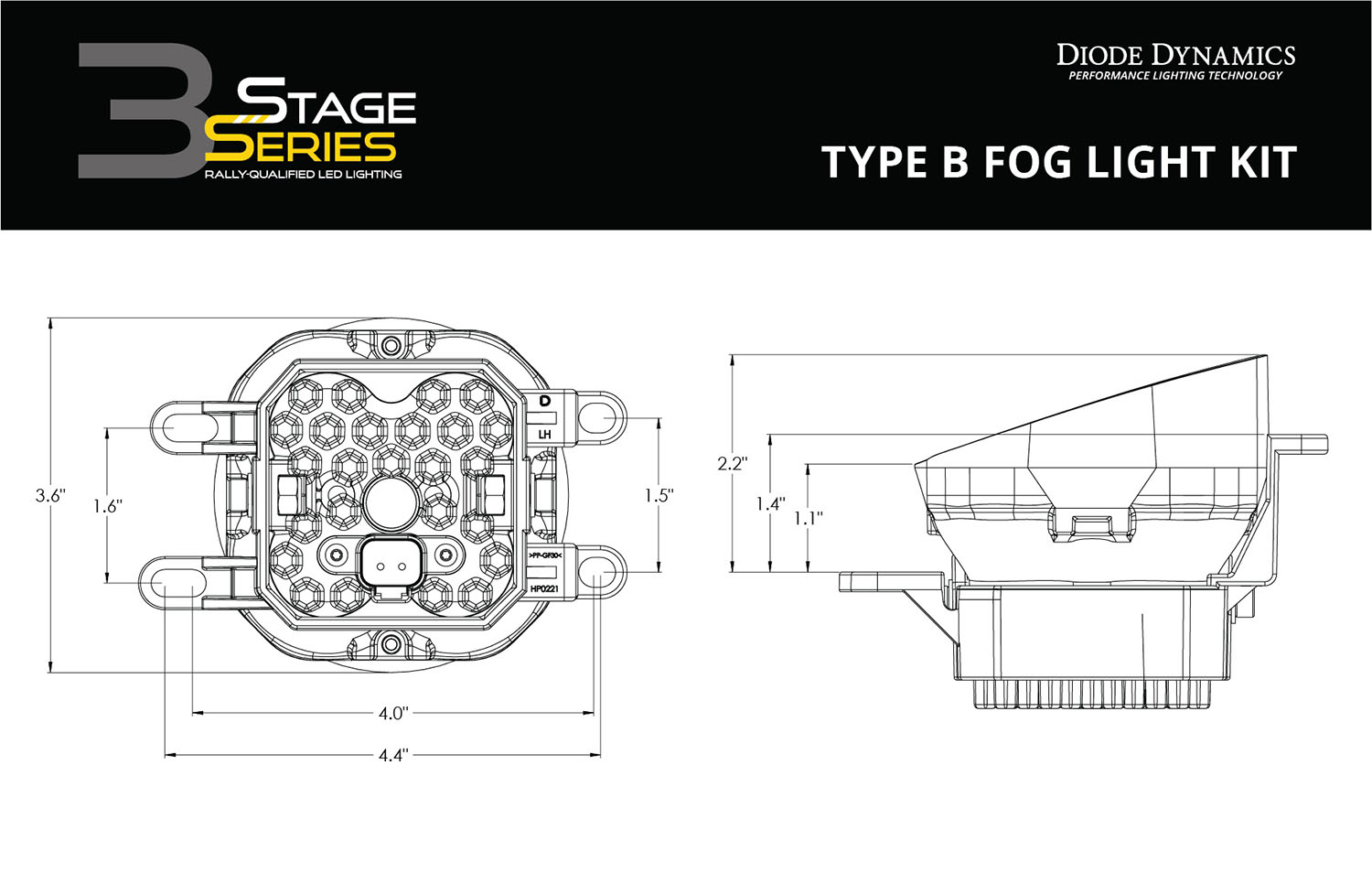 SS3 Max Type B Kit ABL White SAE Fog - Image 9