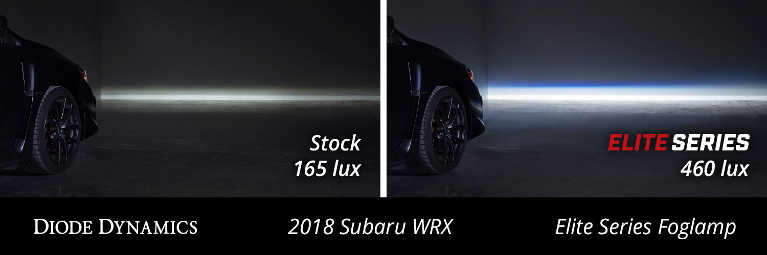 Elite Series LED Fog Lights on 2018 Subaru WRX