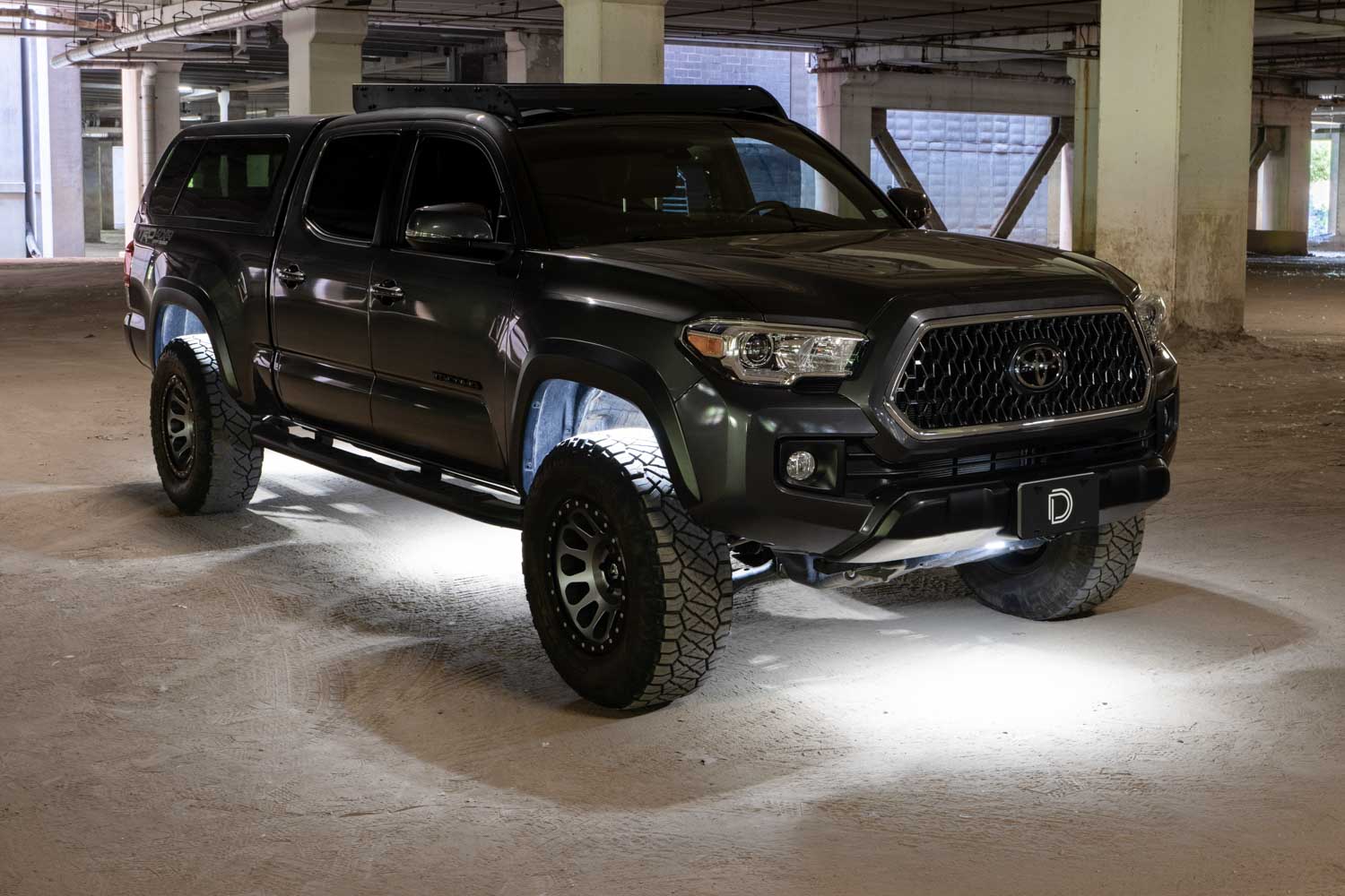 Stage Series Rock Lights for trucks installed on Tacoma