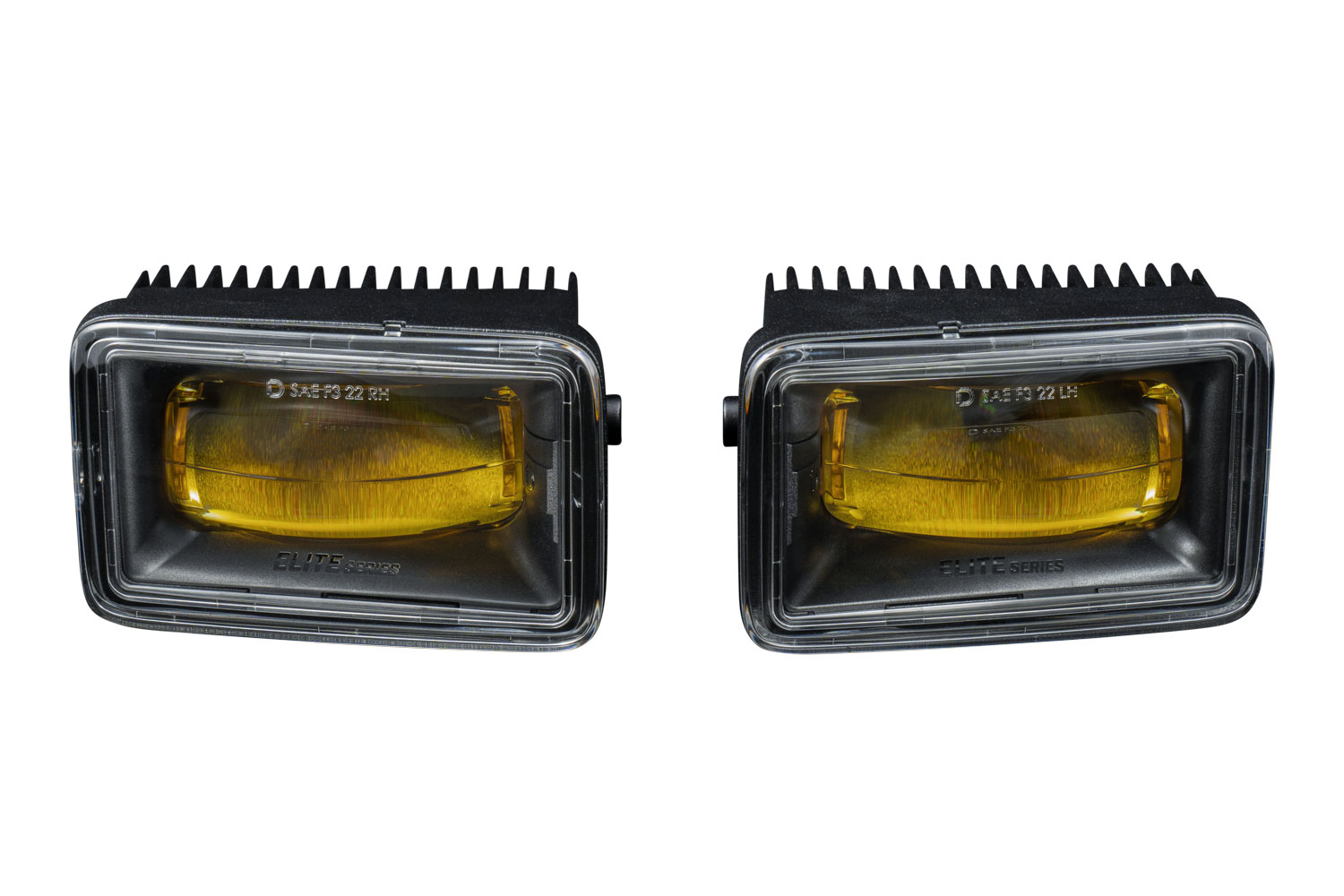 Yellow Elite Series LED Ford Fog Lights for F150 and F250 Super Duty