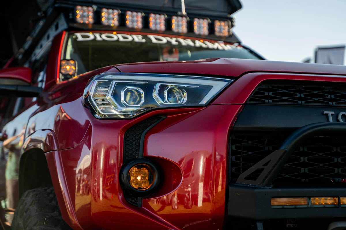 SS3 LED Fog Lights on Toyota 4Runner Overlanding build