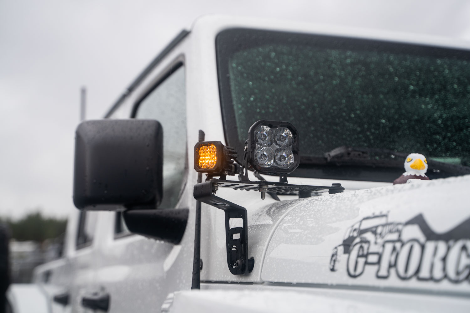 SSC1 LED Off Road ditch lights on Jeep Wrangler
