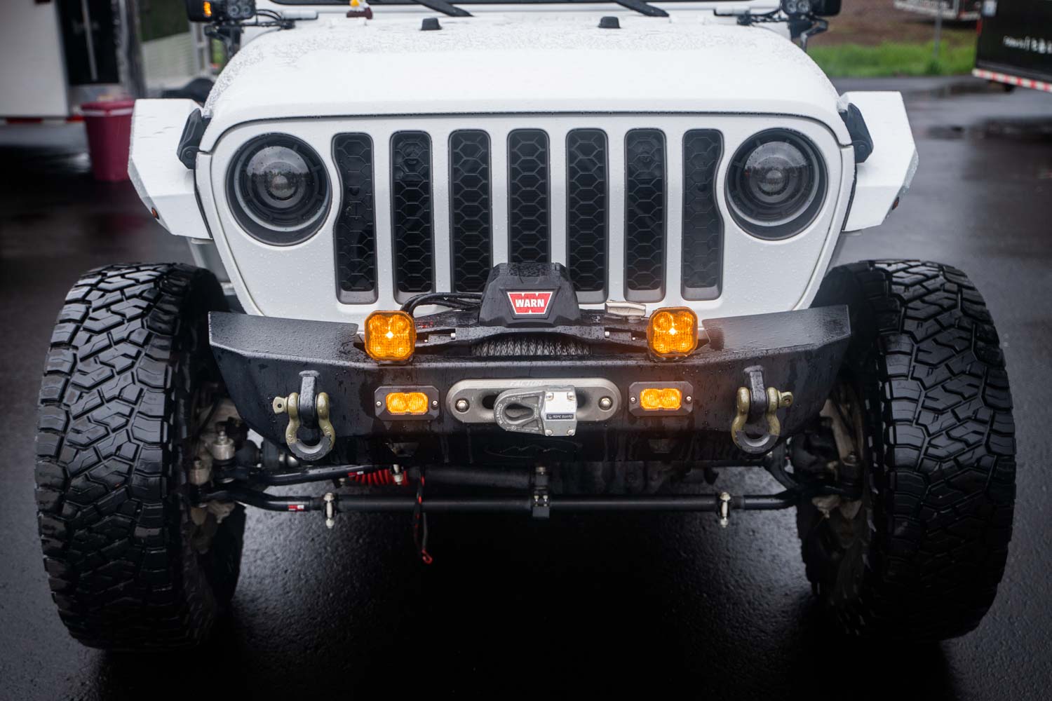 SSC2 LED Off-Road Lights On a Jeep Gladiator