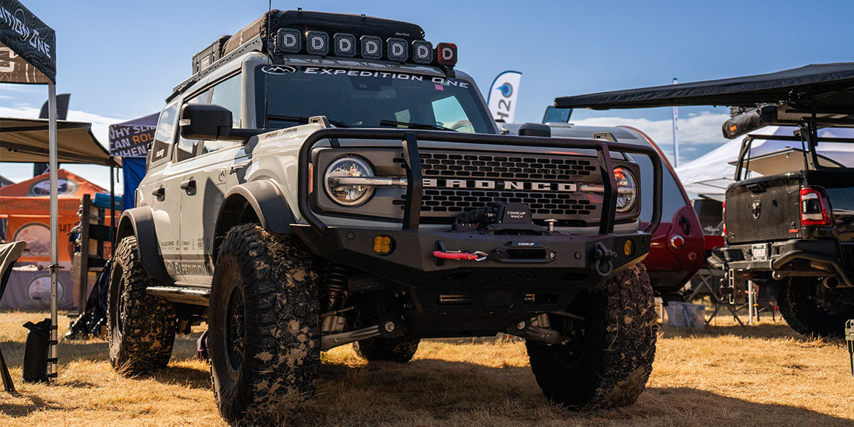 Expedition One Ford Bronco Overlanding build at Overland Expo Mountain West 2023