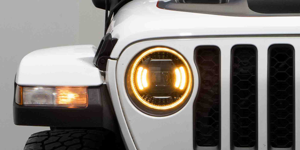 Jeep Gladiator LED Headlights SAE Turn Signal