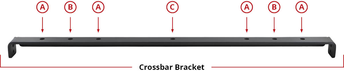 Crossbar bracket