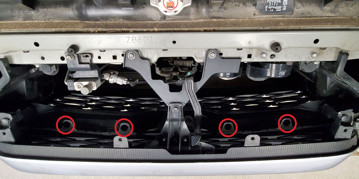 Toyota 4Runner SS6 SAE Light Bar Kit Installation Step 2